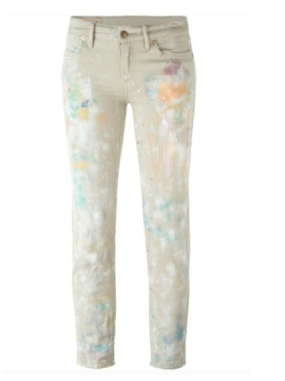 Ralph Lauren Astor Boyfriend Paint Splatted  Jeans Size 29